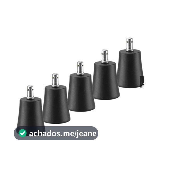 Kit 5 Sapatas Alta - Caixa Para Base De Cadeira Fixa