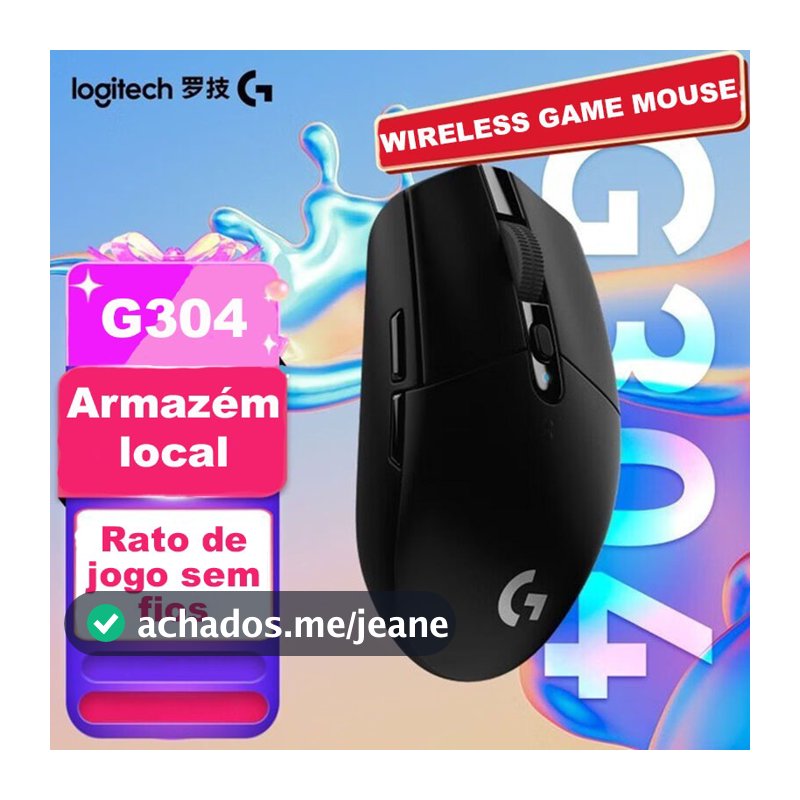 Logitech G304 Mouse Para Jogos Lightspeed Original Importado 1200DPI 2.5 Ghz