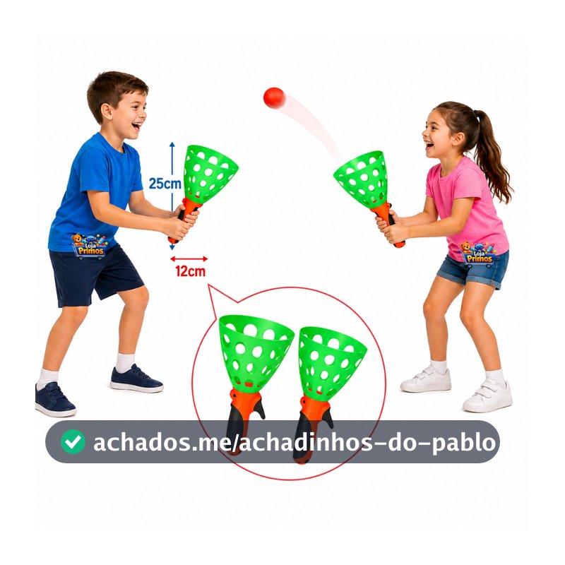 Lançador De Bolinhas Diversão Em Dupla
