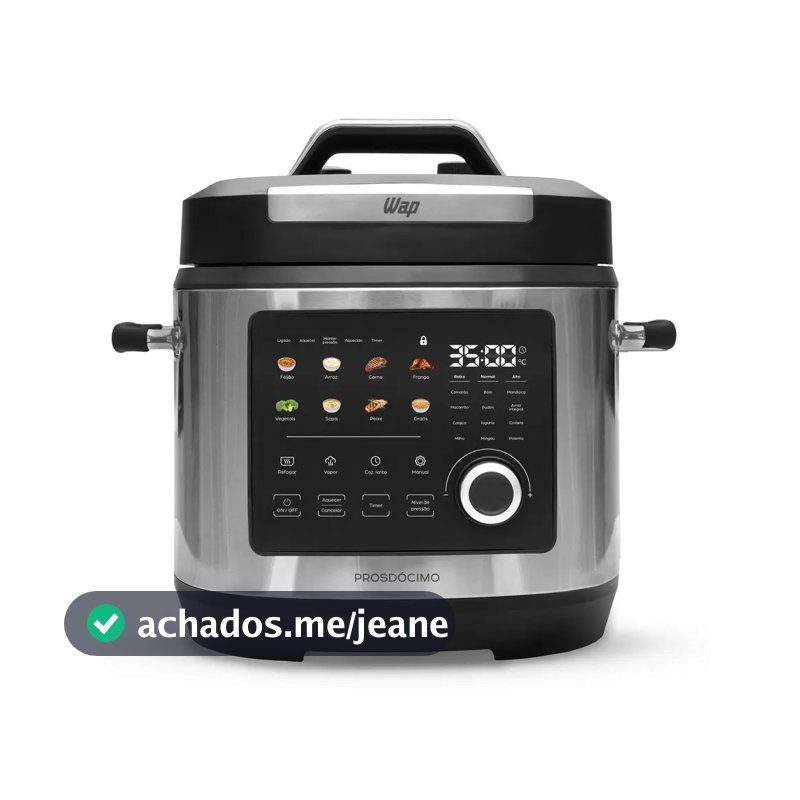 PANELA DE PRESSÃO ELETRICA TOUCH 6 LITROS WPPE6 WAP