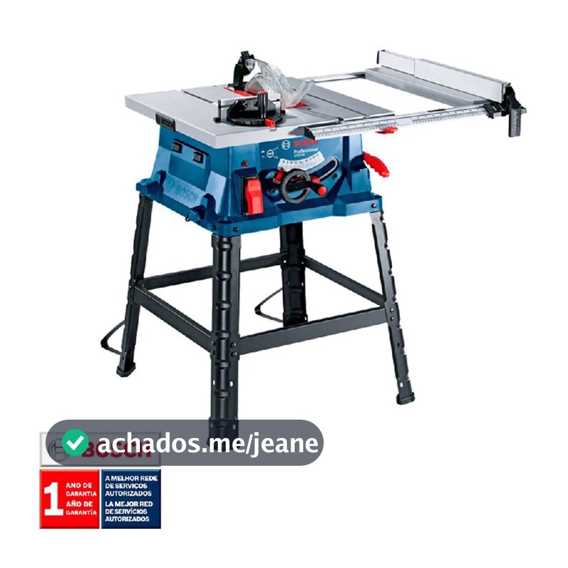 Serra Circular de Mesa Bosch GTS 254 1800W Com Disco de 254mm 127V