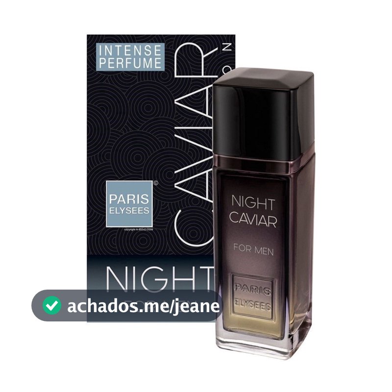 Perfume Night Caviar Paris Elysees 100ml Original Masculino Perfume
