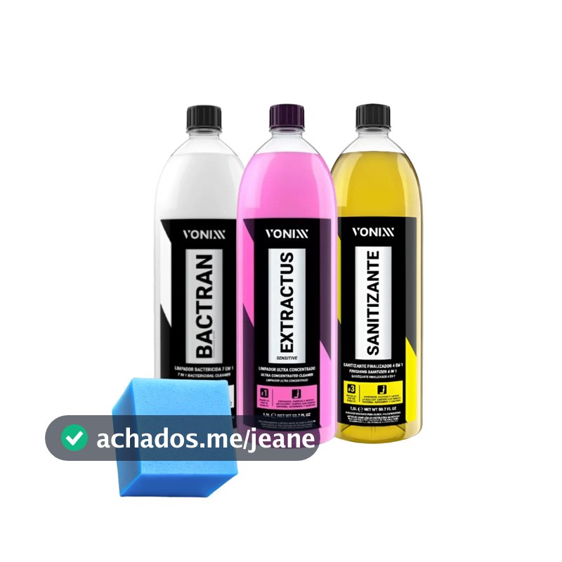 Kit Bactran Sanitizante Extractus 1,5L Vonixx