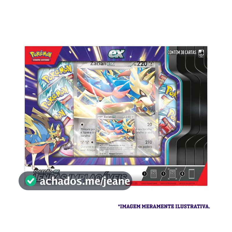 Pokémon TCG Box Lendas Implacáveis Com 37 Cartas - Nintendo 35239