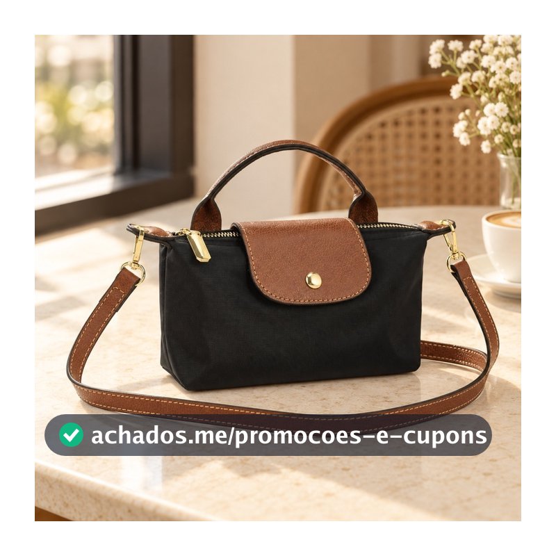 Bolsa de Ombro Feminina Estilo Crossbody – Mini com Alça Regulável, Perfeita para o Dia a Dia