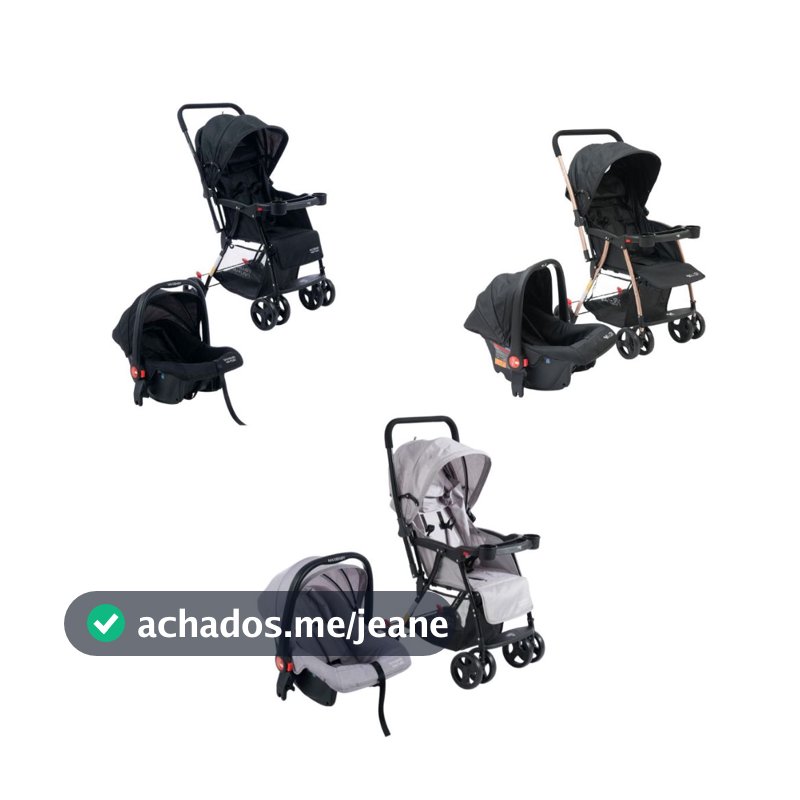Carrinho de Passeio com Bebê Conforto 2 em 1 Travel System Youturn Maxi Baby