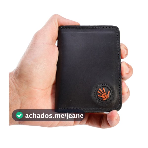 Porta cartão carteira de couro masculina  pequena envio no mesmo dia