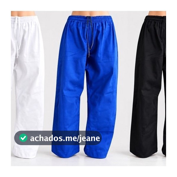 Calça Infantil Reforçada Judô Ou Jiu-jitsu