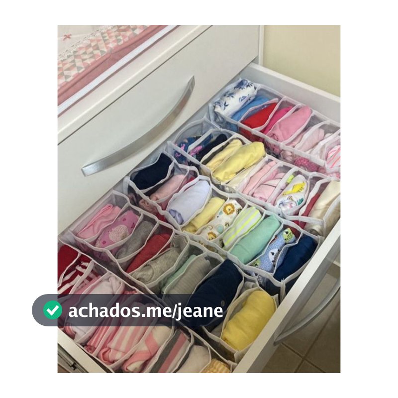 Colmeias organizadoras para bebê Kit 10 unidades