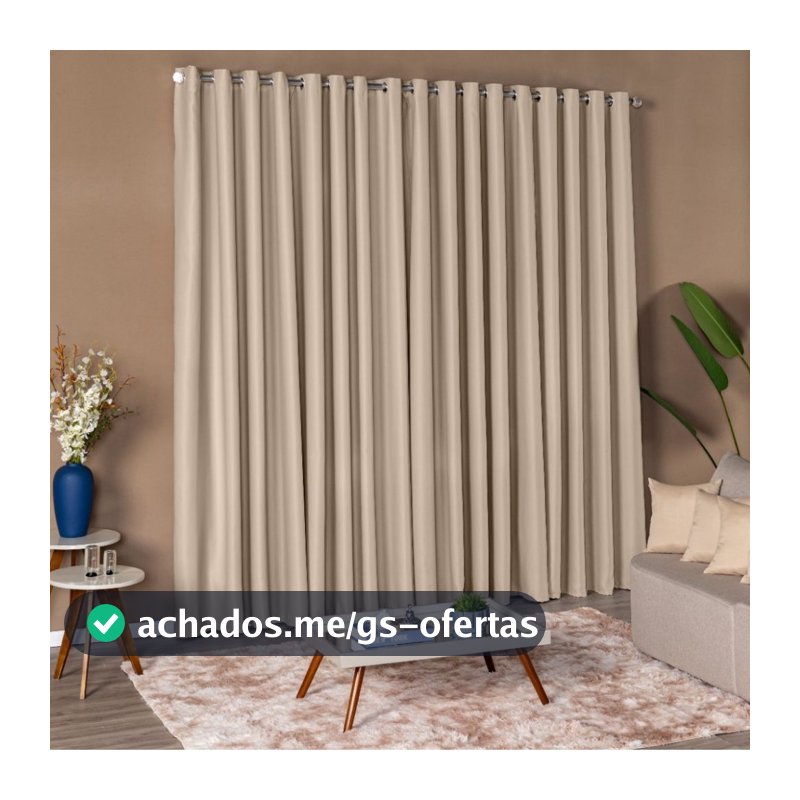 Cortina Blackout em Tecido Premium Corta Luz Blecaute