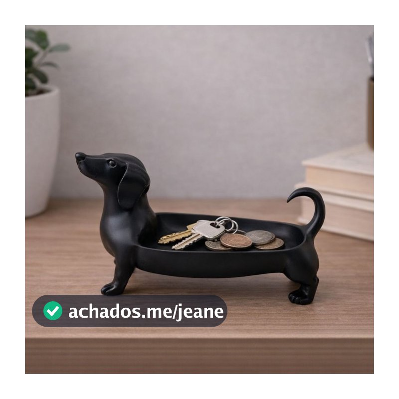 Organizador Fofo Cão Raça Salsicha Dachshund