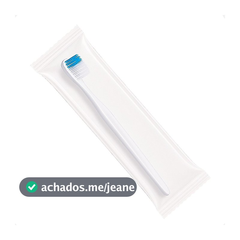 Kit 100 Escova Dental Descartável Hotel Pet Doação Motel
