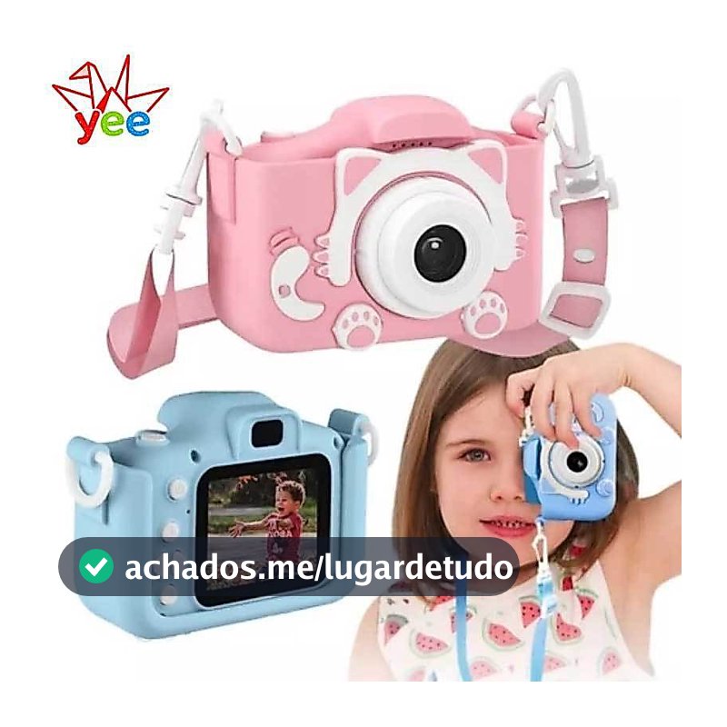Camera Infantil Digital【Tira Foto De Verdade】Filmadora Infantil Mini Maquina Fotografica Fotografa E Filma
