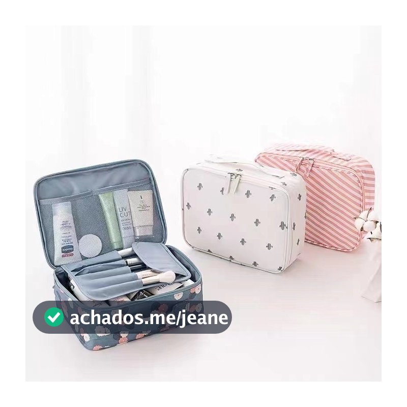 Bolsa De Cosméticos À Prova D'água Portátil Multifuncional Para Viagem Moda JORGE