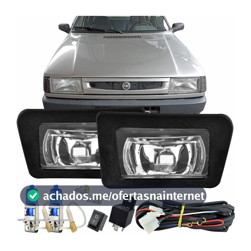 Kit Farol Aux Neblina Milha Uno 1984 85 86 87 88 90 a 2004