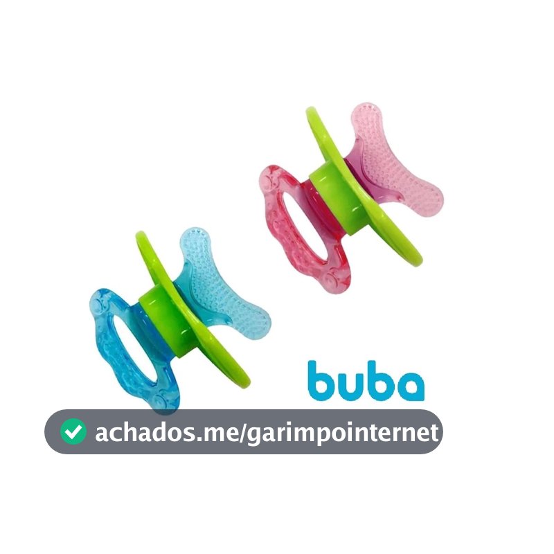 Mordedor Chupeta Massageador De Gengiva - Buba + 4 Meses