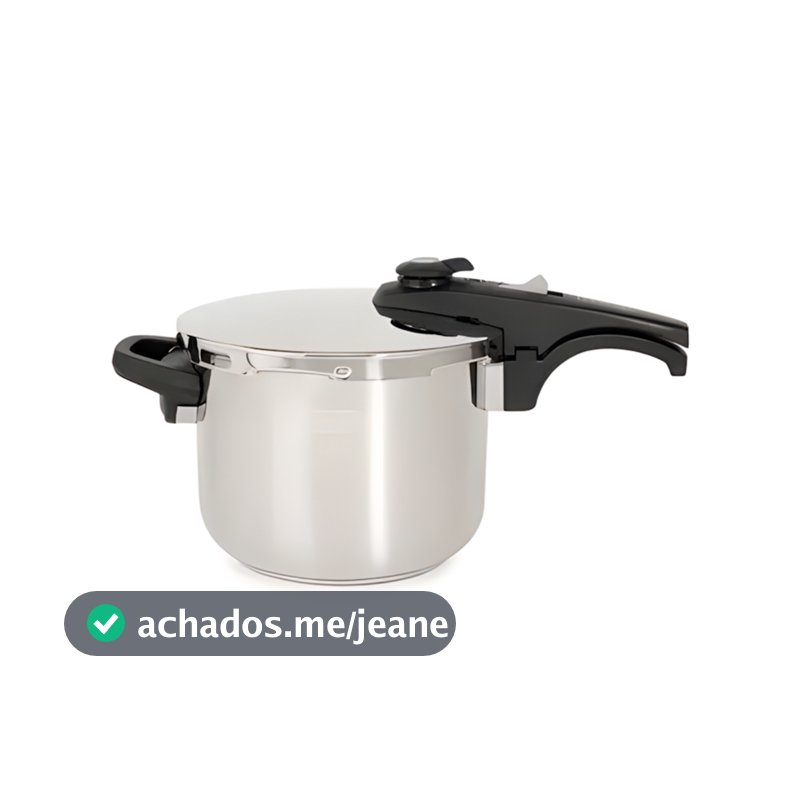 Panela Pressão Black Decker Inox 6 Litros Alta Durabilidade