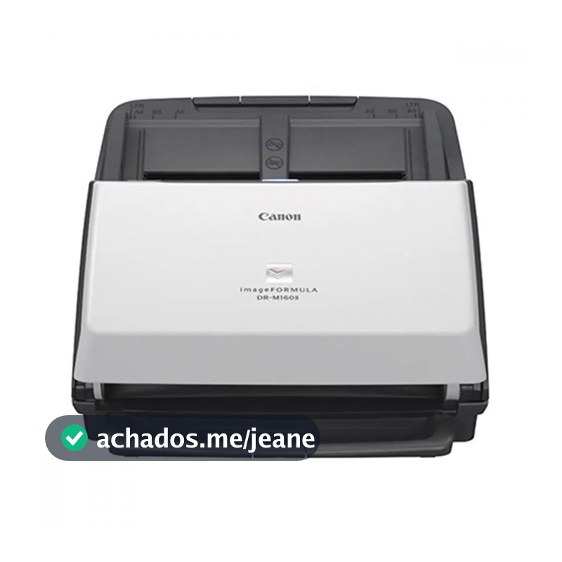 Scanner de Documentos Canon DR-M160II Duplex USB Cinza Preto Bivolt A4 - 9725B010AA