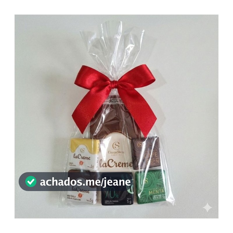 Kit Cacau Show Tablete LaCreme 100g + 5 Mini Tabletes 5g | Chocolate ao Leite | Presente Pronto