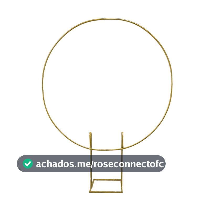 Painel Arco Desmontável Estrutura Suporte Redondo Para Montar Fundo Com Bexigas de Festa Eventos Festividades
