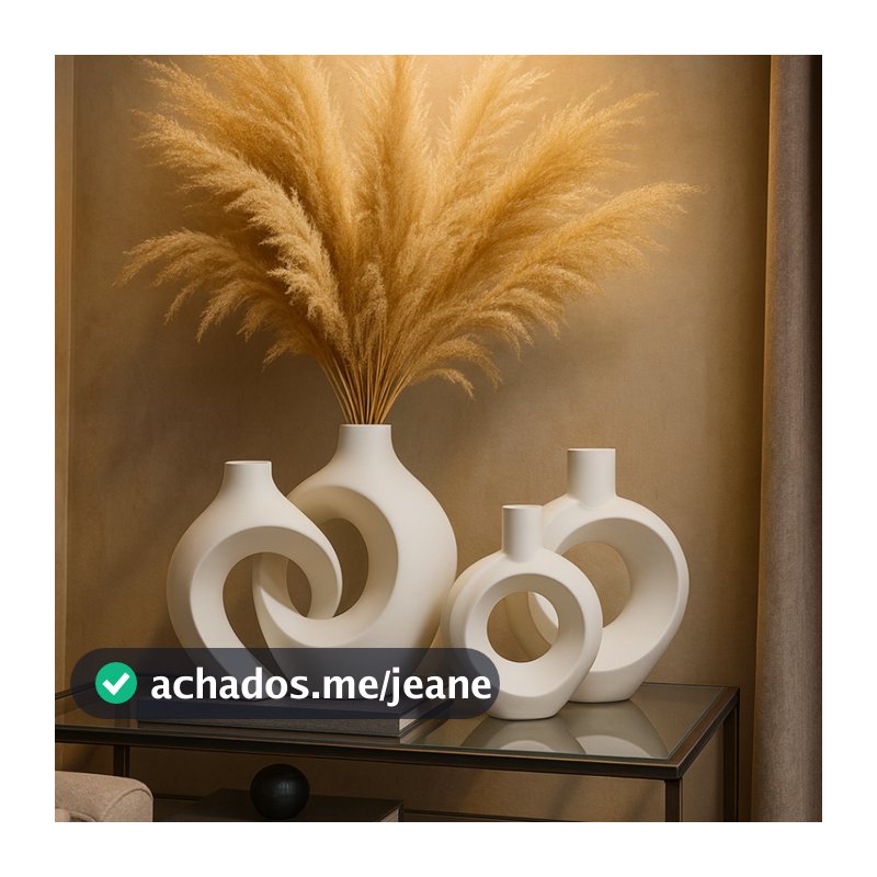 Conjunto de Vasos Decorativos Decoração Moderna Vasos Decoração