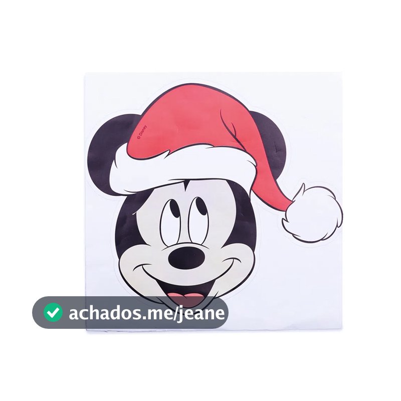 Guardanapo Mickey Natal Disney - 33cm - 20 unidades - Cromus