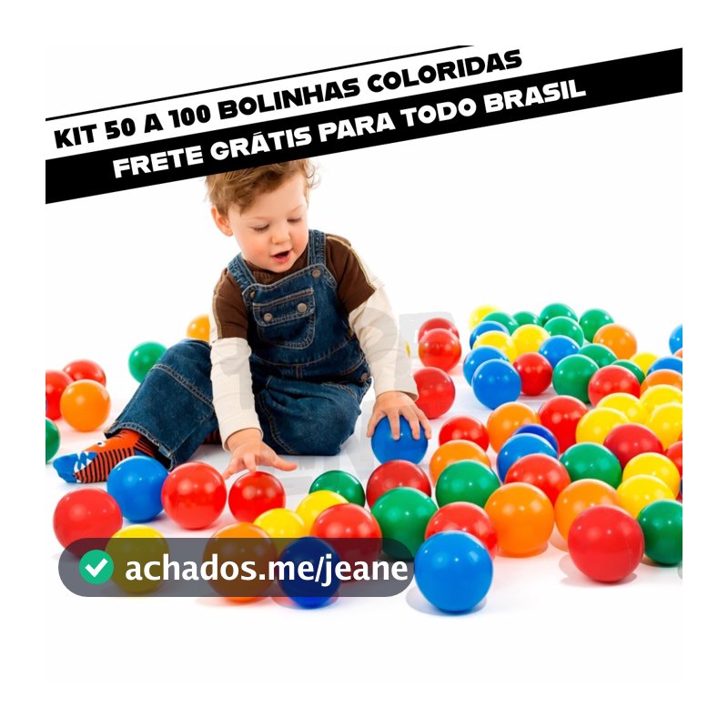 Kit Pacote Bolinhas Coloridas Infantil Para Piscina Alta Qualidade Premium BB Bolinhas Não Amassam