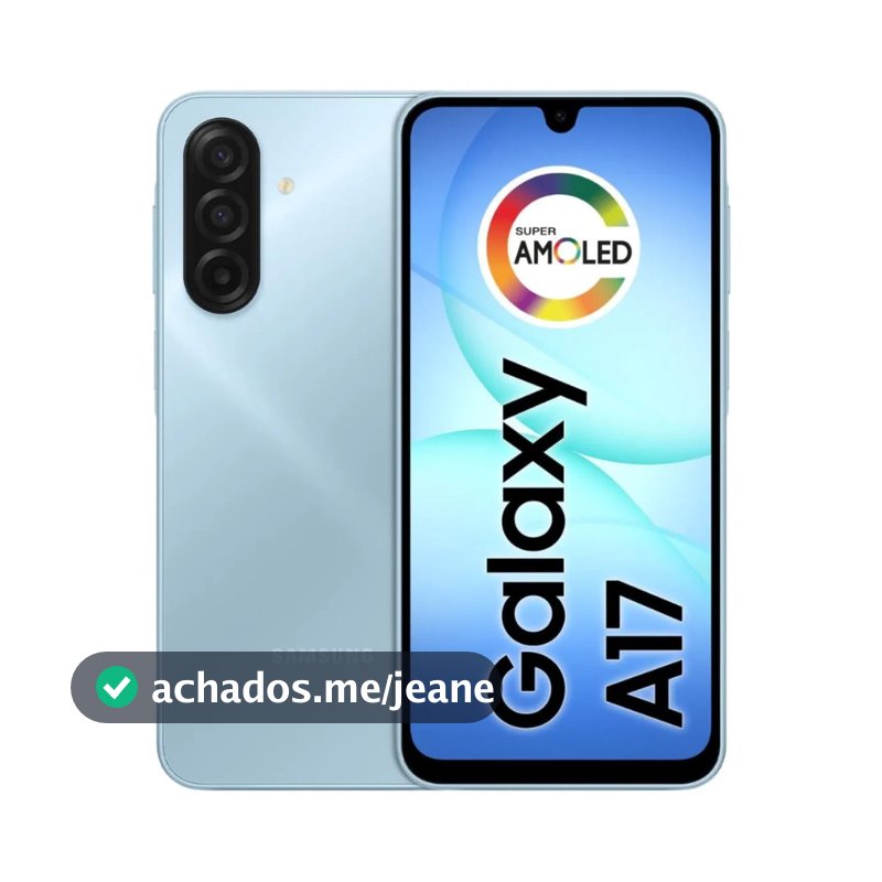 Celular Samsung Galaxy A17 Dual Sim 128GB 4GB Ram Tela De  6.7 Amoled Câmera 50MPX Com Anatel