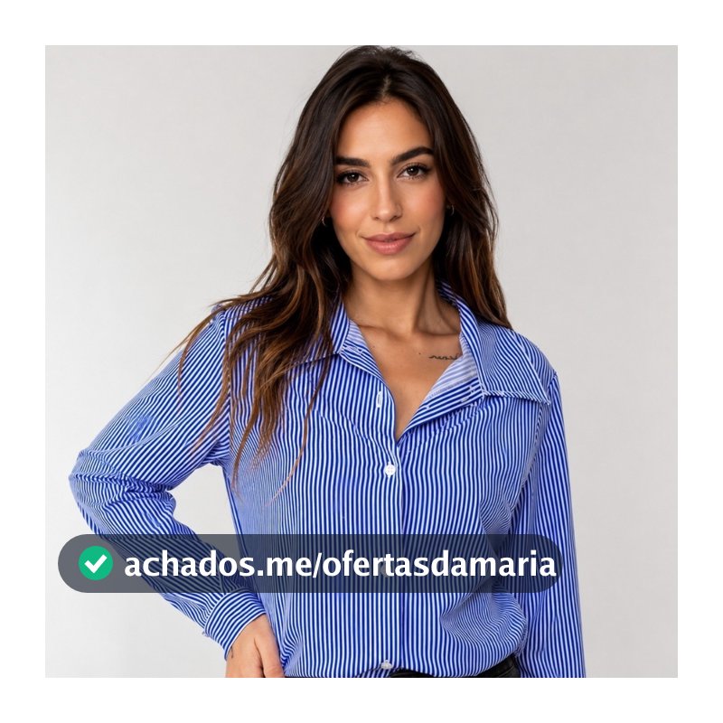 Camisa Social Feminina Manga Longa Crepe Premium Listrada e Lisa Não Amassa Blusa Elegante Escritório
