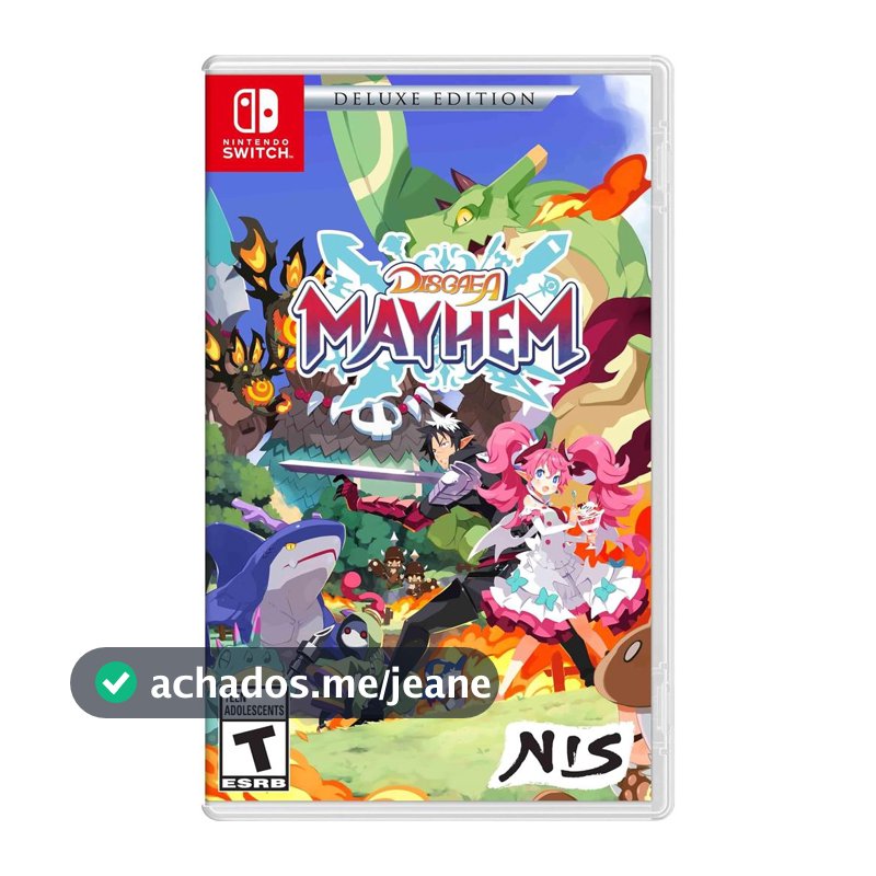 Disgaea Mayhem Deluxe Edition Switch Midia Fisica