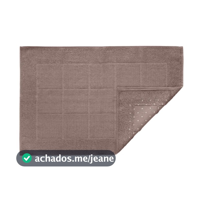Toalha para piso (tapete) banheiro com antiderrapante Teka Lucca