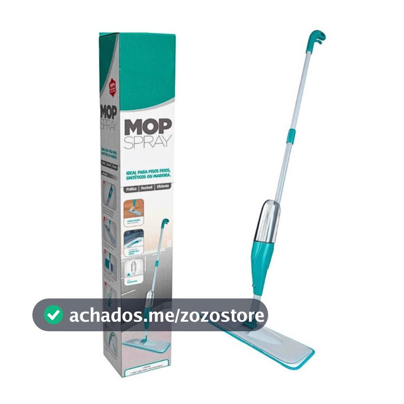 Mop Spray PRO Magico Com Reservatorio Rodo De Limpeza Refil Microfibra