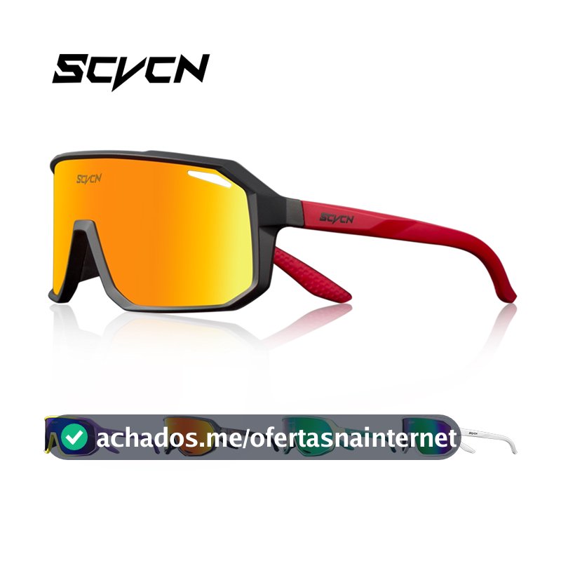 SCVCN Óculos De Sol Ciclismo Masculinos Femininos Corrida 1 Lente