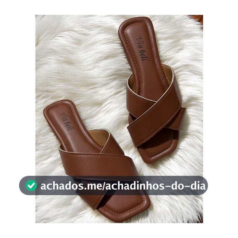 Rasteirinha Feminina Confortável Palmilha Fofinha Sandália Verão Blogueira
