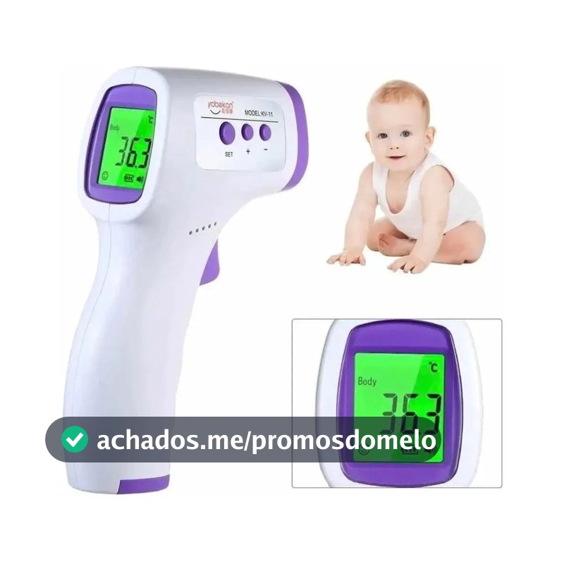 Termômetro De Testa Infravermelha Digital