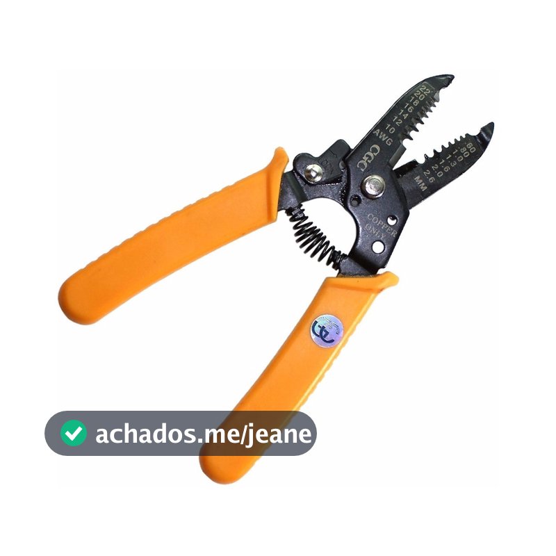 Alicate Cortador E Decapador De Fios Profissional