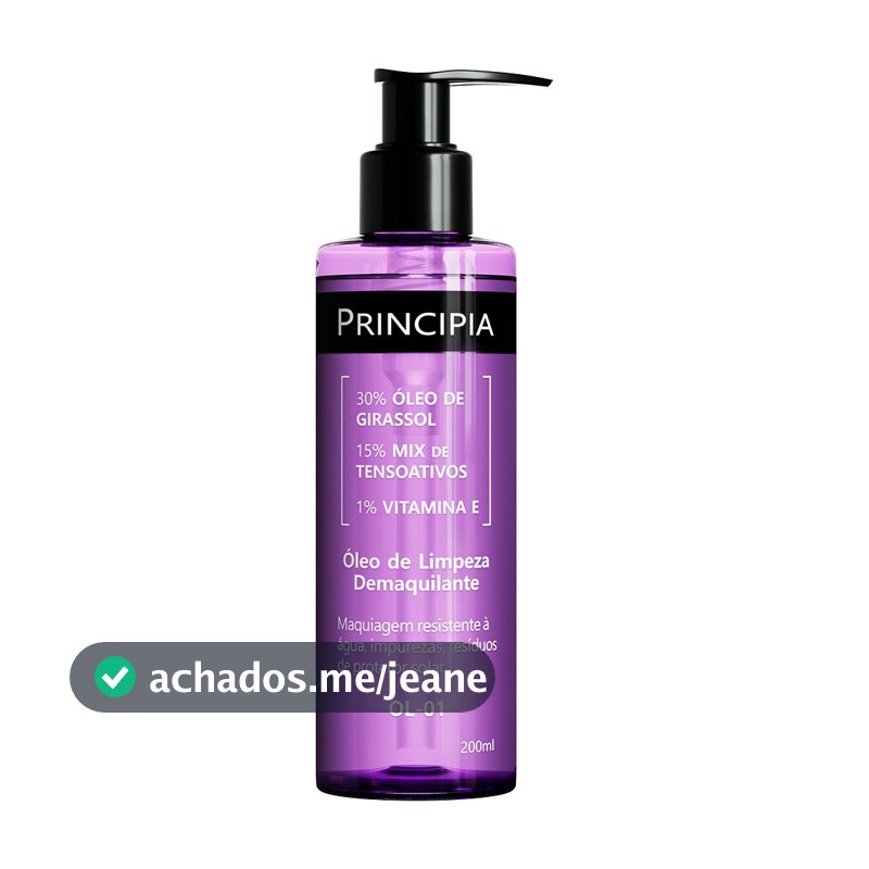 Óleo de Limpeza Demaquilante Principia OL-01