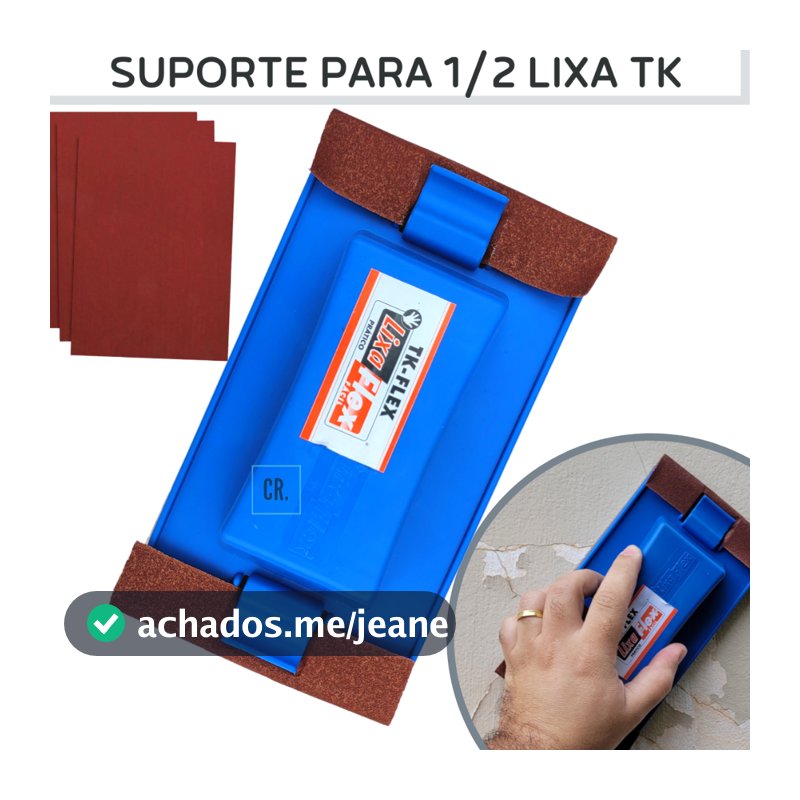 Suporte Para Lixa 1/2 Lixa Lixas Tigre Suporte Lixador de Parede Suporte Para Lixar Parede, Madeira