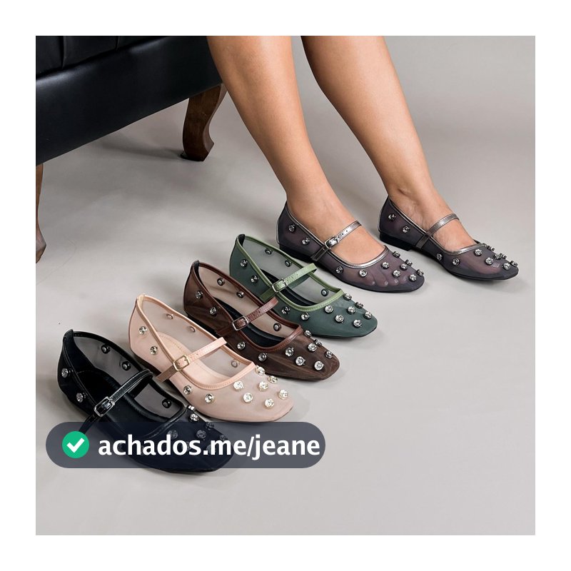 Sapatilha Feminina Tule Aplicações Leveza Conforto Estilo Sofisticado