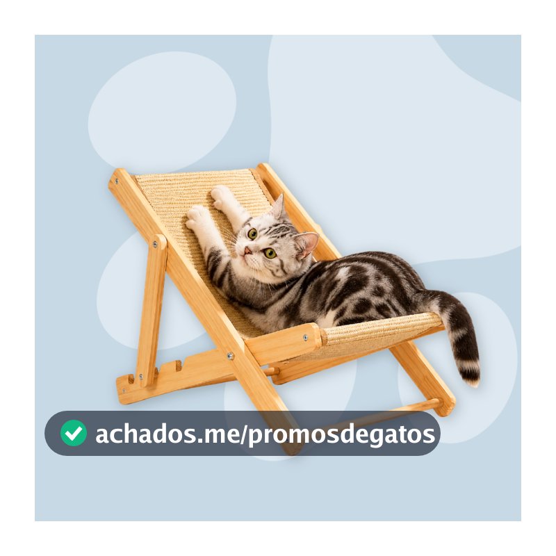 Arranhador P/ Gato Juta Cadeira Portatil 3 Niveis De Altura Entreterimento Para Pet