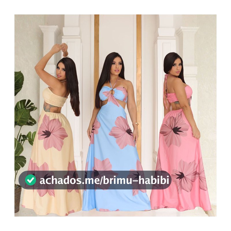 Vestido Longo Azul Claro Floral Elegante Feminino | Moda Festa Sexy e Sofisticada .