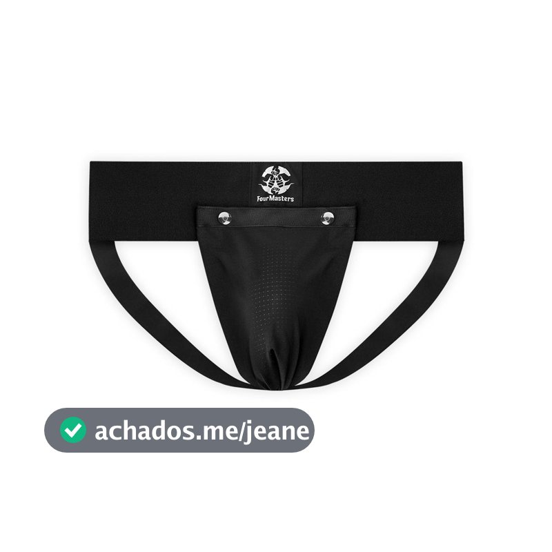 Protetor Genital Masculino (coquilha) Four Masters para lutas / esportes de contato