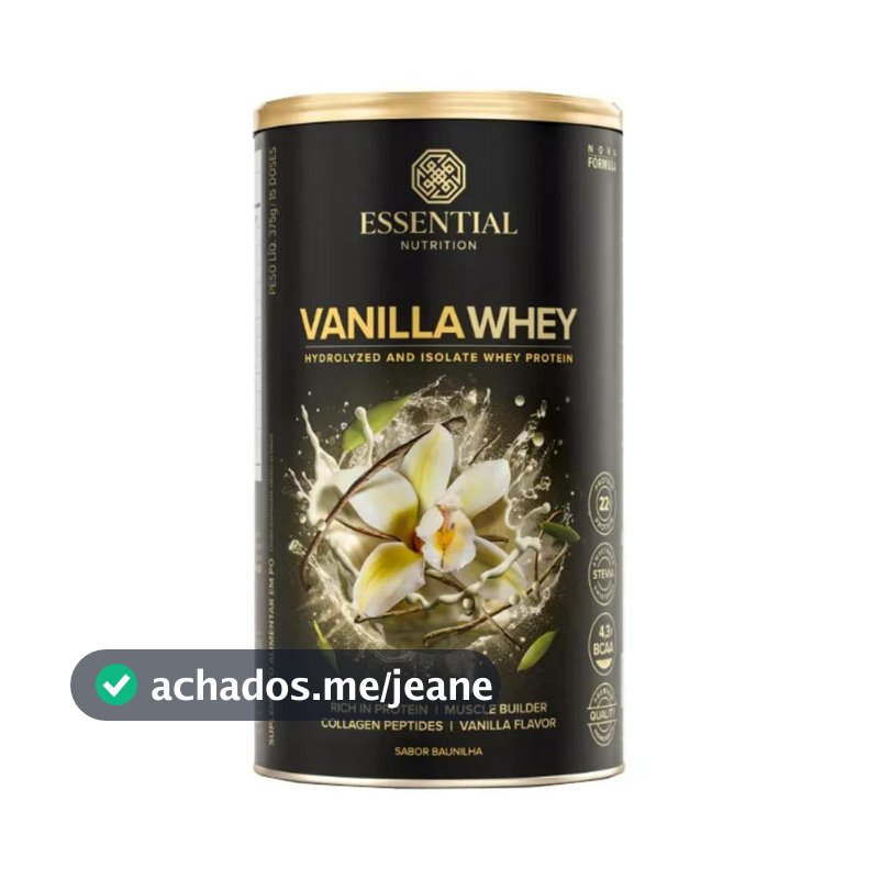 Whey Vanilla 375g Essential Nutrition