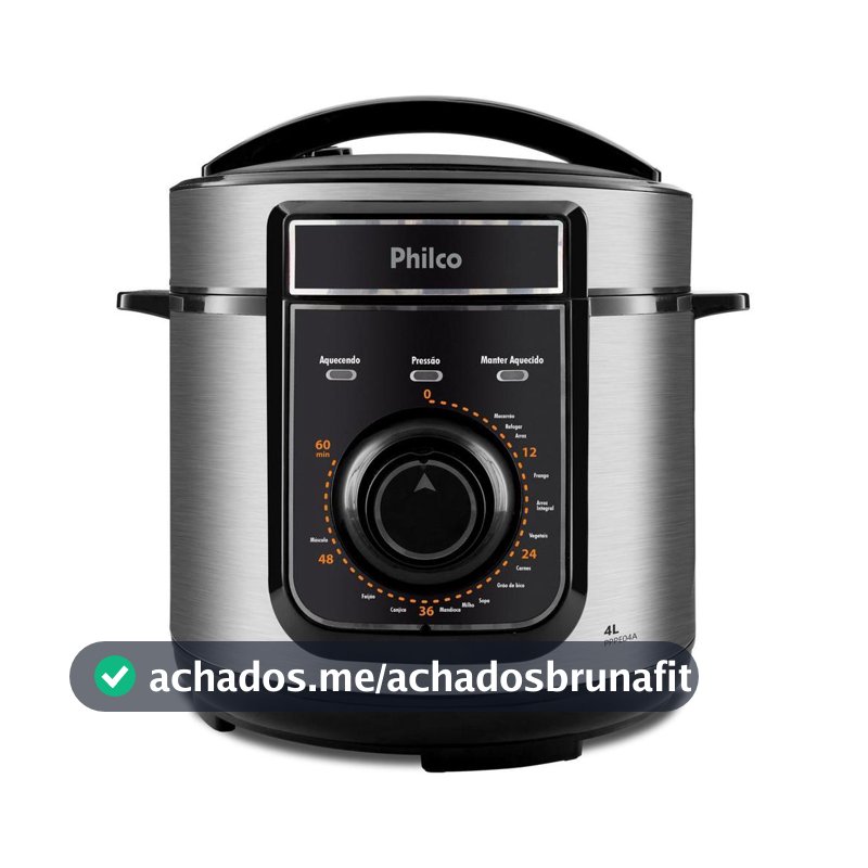 Panela de Pressão Elétrica Philco 4L 14 funções PPPE04A