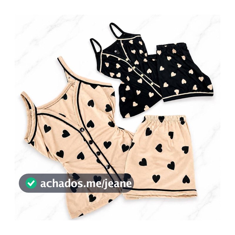 Kit 2 Conjuntos Pijamas de Alça Americano Feminino Adulto Com Botões Amamentação Verão Confortável