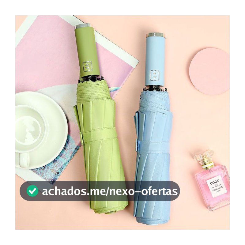 Guarda Chuva Automático Sombrinha Grande Proteção Solar UV Reforçado Dobrável 10/8 varetas Envio Imediato