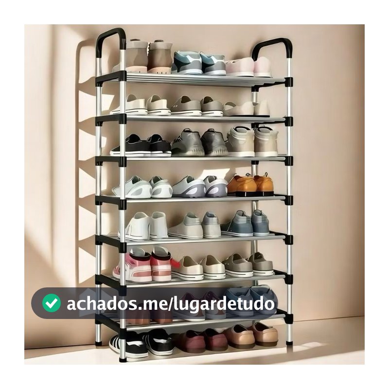 ￼Sapateira Multiuso Para Calçados 9-3 Andares Organizador Desmontável  organizador de sapatos tênis