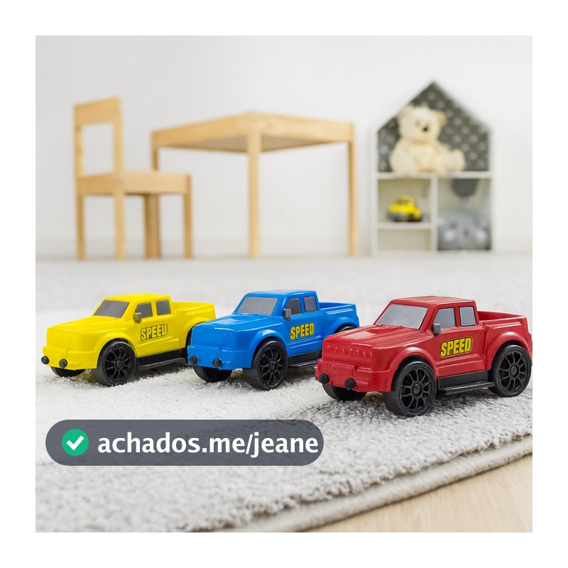 Carrinho Carro De Brinquedo Infantil Caminhonete Pick Up Menino Presente Criança