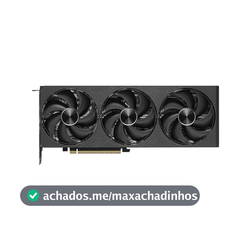 Placa de Vídeo MSI GeForce RTX 5080 INSPIRE 3X BLACK OC 16GB GDDR7 PCIe 5.0 DLSS4 Ray Tracing 912-V531-686