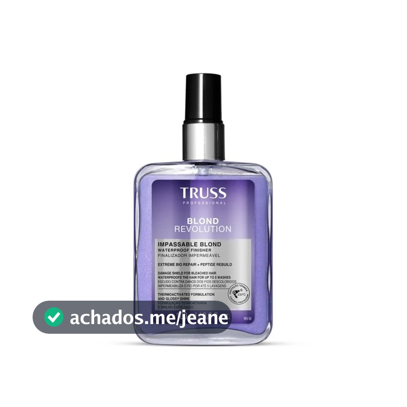 Truss Blond Revolution - Finalizador Impermeável 100ml